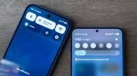 Pixel 10 and Galaxy S25 Plus Quick Settings
