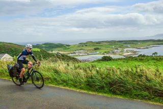 Images of David Bradford riding the Irish coast