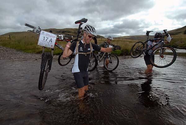 A stream crossing on day three