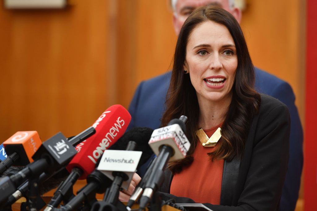 New Zealand Prime Minister Jacinda Ardern.