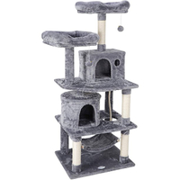 Segawe 57-inch Cat Tree &amp; Condo Scratching Post Tower RRP: $110.99 | Now: $66.59 | Save: $44.40 (40%)
