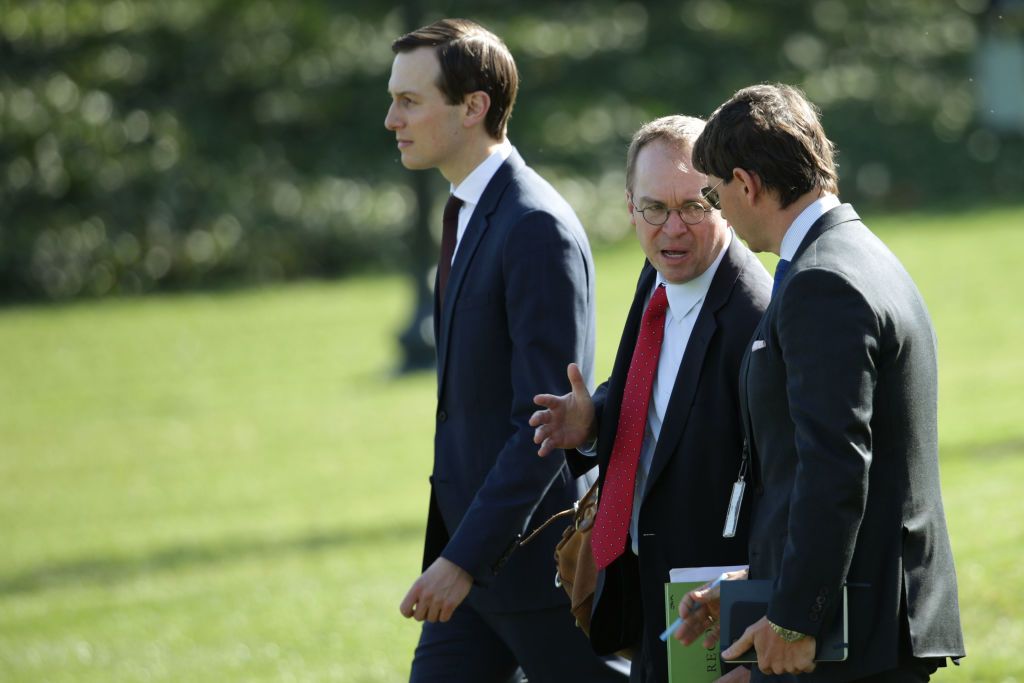 Mick Mulvaney and Jared Kushner