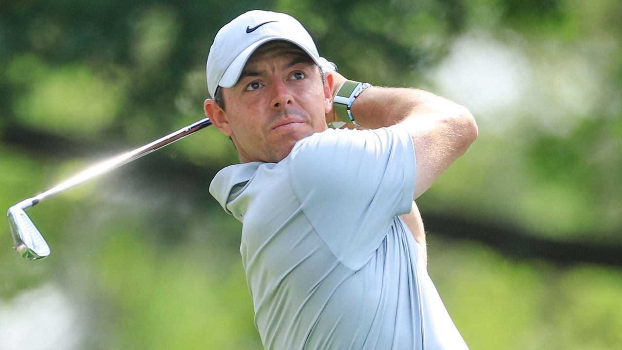 Rory McIlroy during the second round of the 2023 Masters