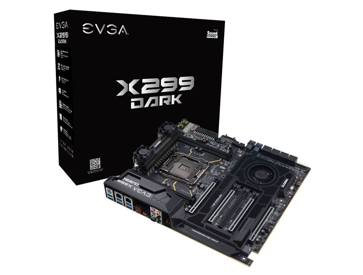 EVGA X299 Dark Motherboard Supports WinXP, Available For Members Only