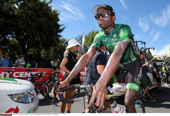 Kevin Reza (Europcar) at the Tour Down Under.