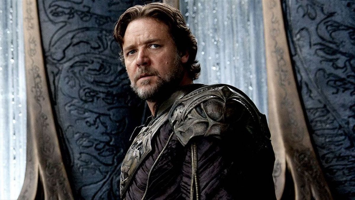 Russell Crowe as Jor-El in Man of Steel