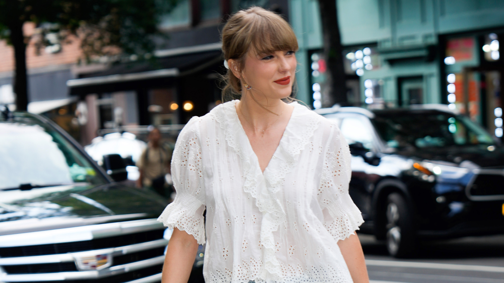 Taylor Swift Wore Jean Paul Gaultier for Date Night With Travis