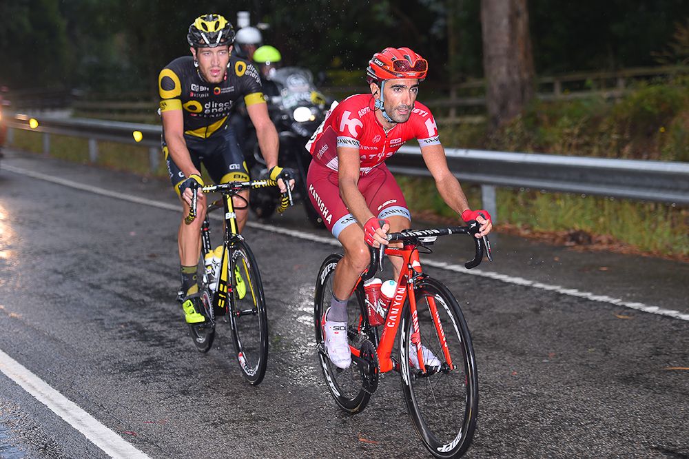 Julien Morice and Tiago Machado on the attack during stage 5 at the Vuelta