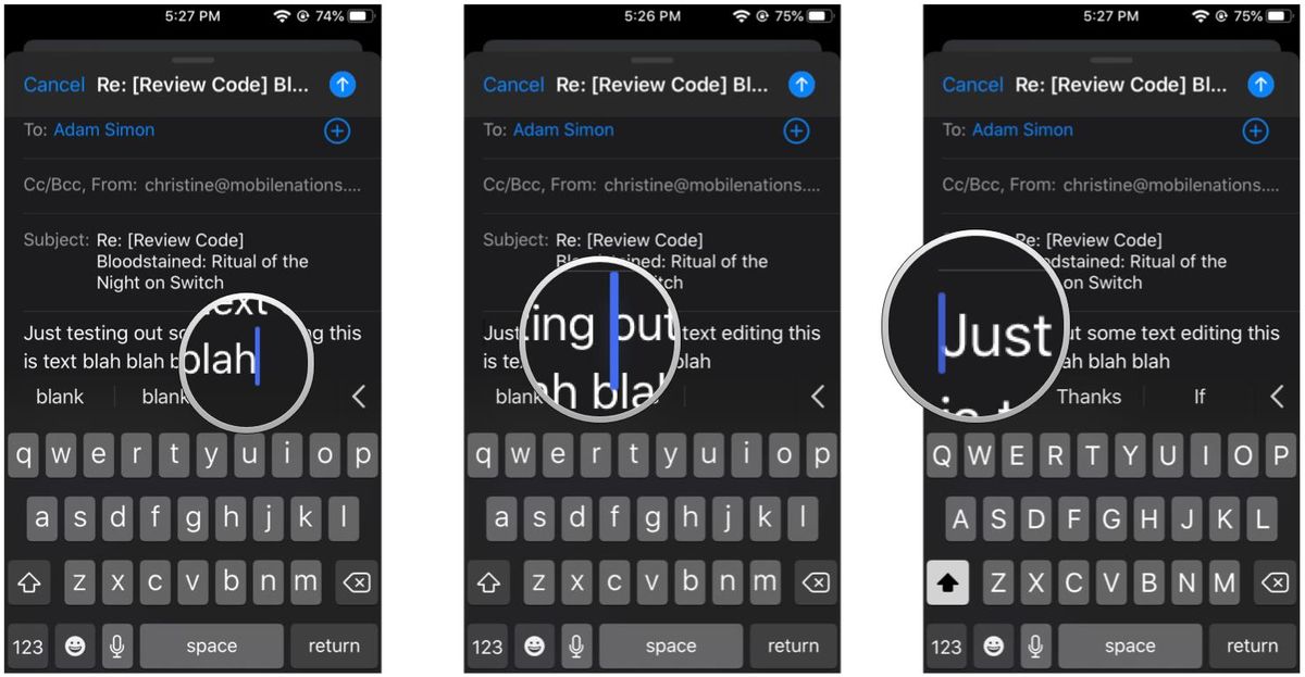 How to use text editing gestures on iPhone | iMore