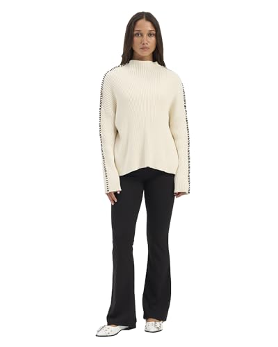 Only Women's Fever Stretch Flared Pants, Black, L
