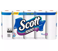 Scott 1000 toilet paper (15 rolls) | $12.39 at Target