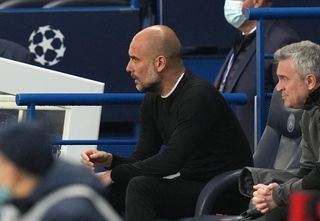 Guardiola encouraged his side to be