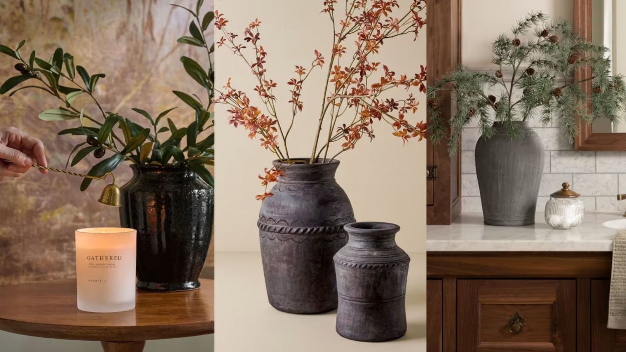 Branches in vases