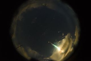 A meteor about 1.6 feet (50 centimeters) across caused a large fireball over Australia on Aug. 28, 2018.