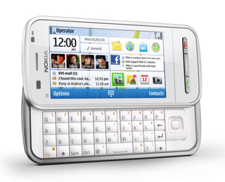 Facebook running on a Nokia C6, a sophisticated feature phone from 2010. Credit: Nokia