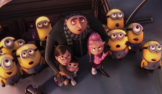 Gru and the Minions in Despicable Me 3