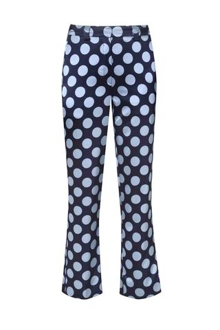 Topshop Unique SS16 Blue Polka Dot Trousers, £135