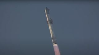SpaceX's Starship vehicle during its second-ever test flight, on Nov. 18, 2023, in footage released by NASA. 