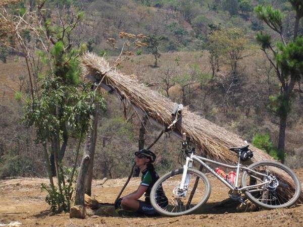 Mary McConneloug finds some shade in Guatemala.
