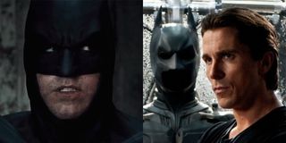 Side by side of Bale and Affleck