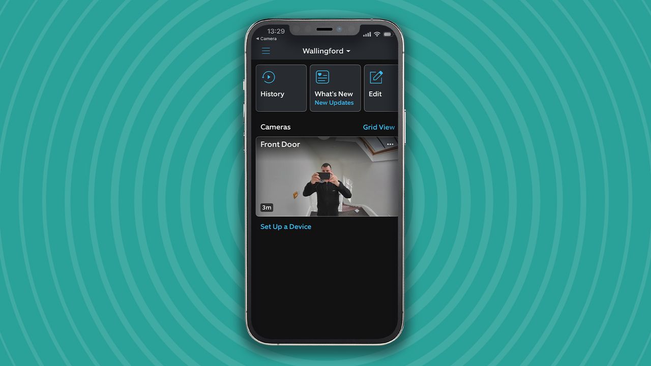 iPhone showing image description created by Ring Battery Video Doorbell Plus (2nd Gen)