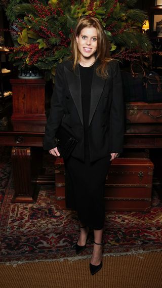 Princess Beatrice attends Ralph Lauren's Holiday Celebration at The London Flagship Store on 20 November 2024