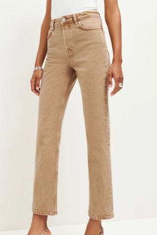 Cynthia High Rise Straight Jeans