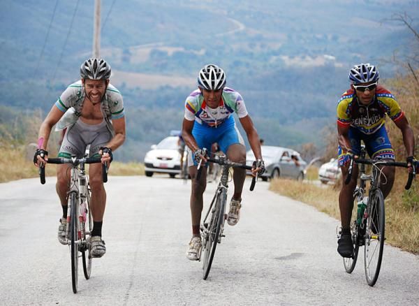 The peloton faced a difficult mountain finish on the eighth stage.