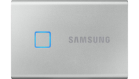 Samsung T7 Touch 1TB SSD (Silver) | $230
