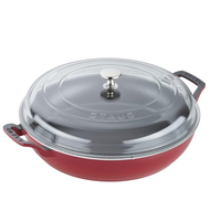 Staub Braiser with Glass Lid, 3.5-Quart