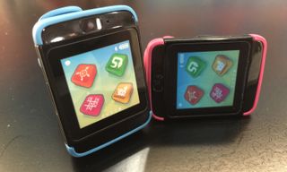 The Kurio Watch talks to Mom & Dad's Smartwatches. Image: Henry T. Casey