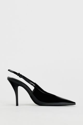 pointed to slingback heels Zara