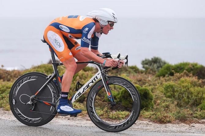 Aaron Donnelly (Huon Salmon-Genesys) sat in the hot seat before rounding out the day in third
