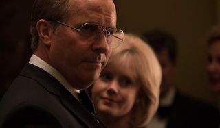 Christian Bale as Dick Cheney and Amy Adams as Lynne Cheney in Vice