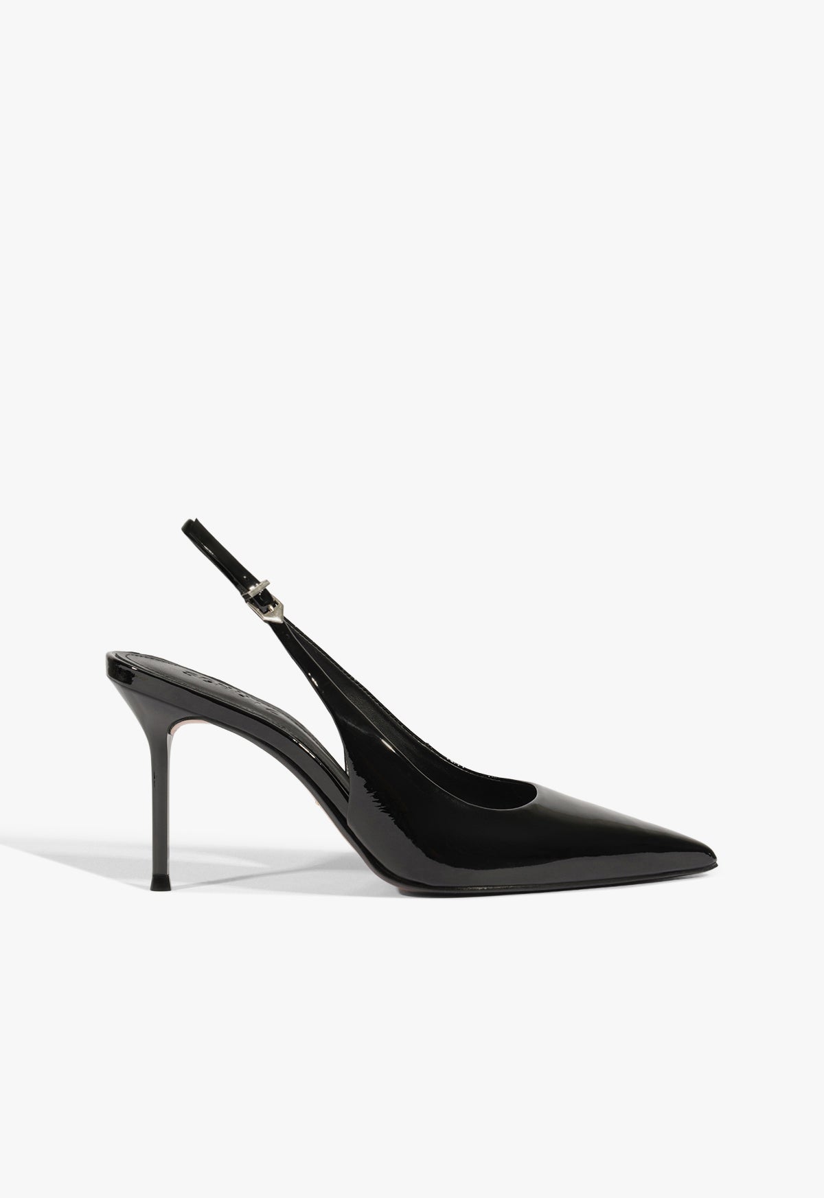 Paola Patent Pump - 5 / Black / Patent