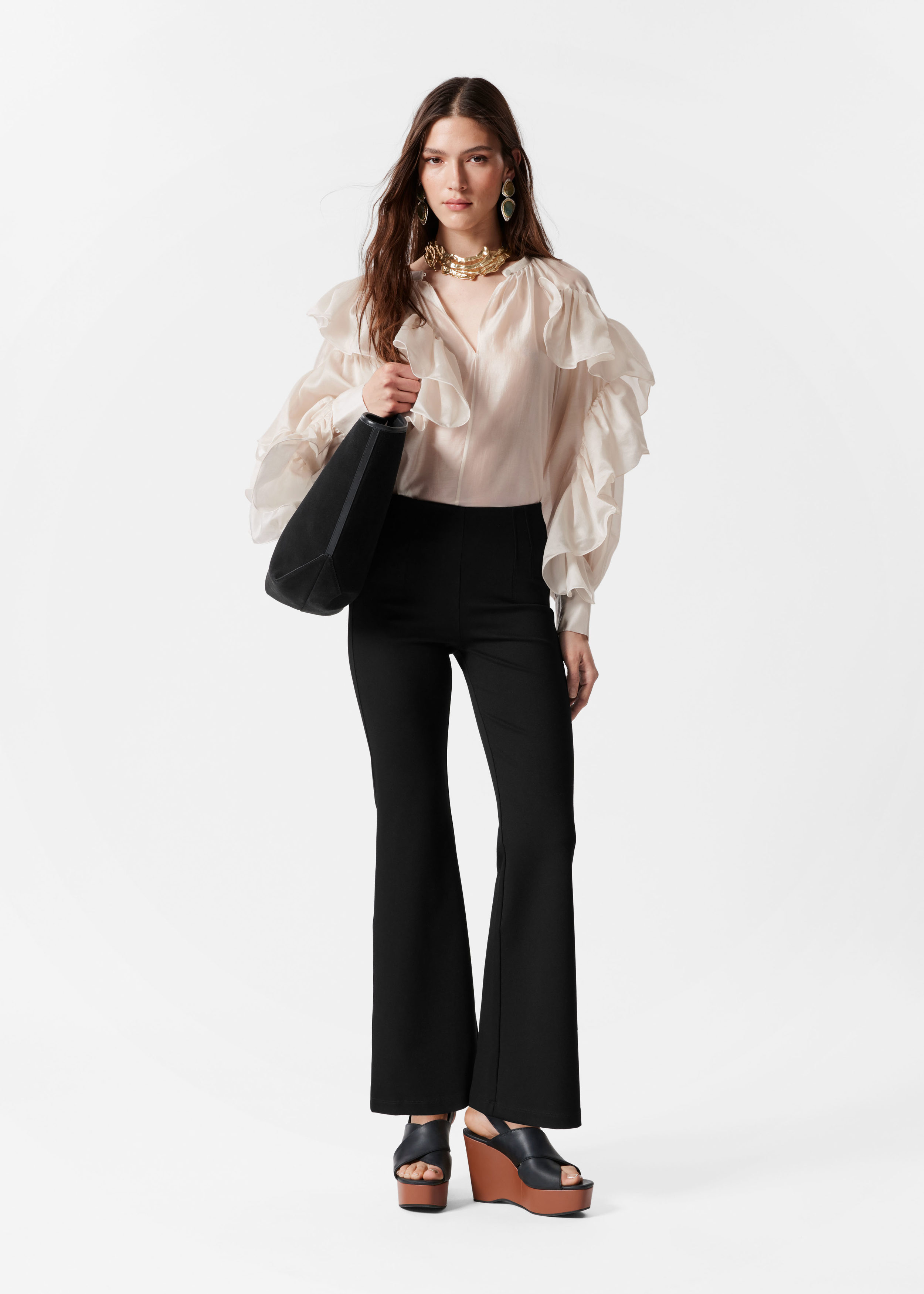 Kick-Flare Trousers