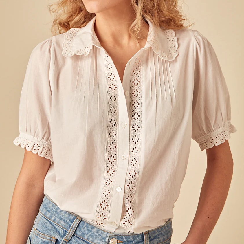 Nobody's Child Broderie Blouse