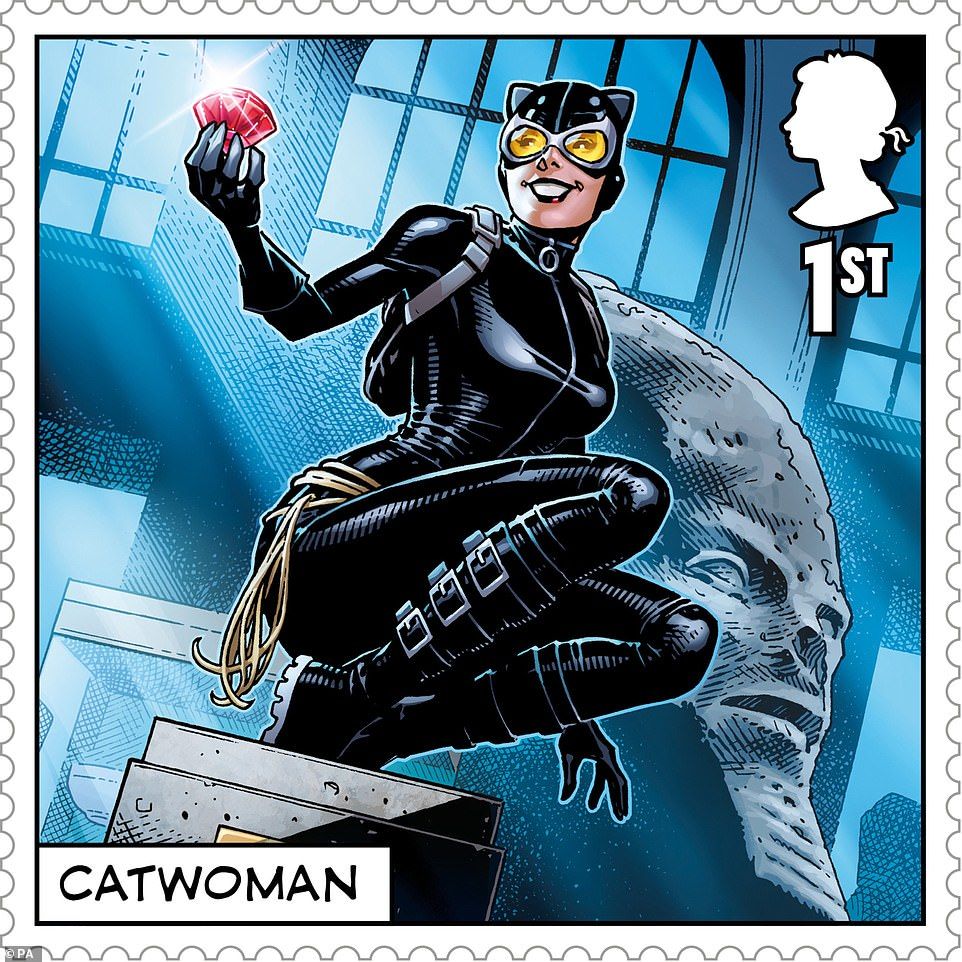 Batman stamps