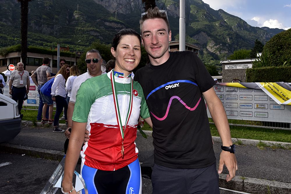 Elena Cecchini and Elia Viviani
