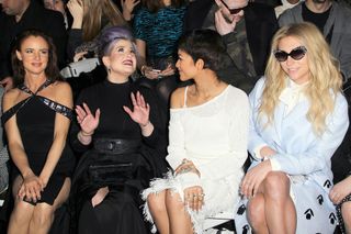 Kelly Osbourne & Kesha Front Row At New York Fashion Week AW15