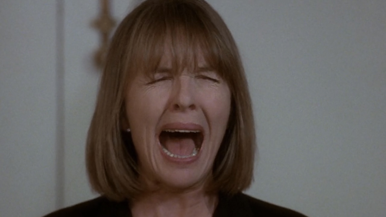 Annie screaming 'I'm sorry!' in The First Wives Club