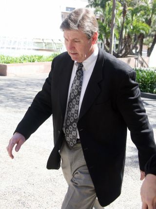 Britney Spears' father, Jamie Spears leaves the Los Angeles County Superior courthouse on March 10, 2008