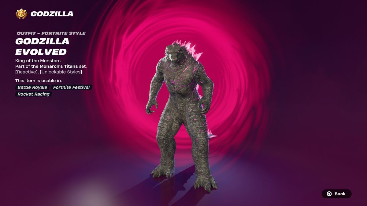 Fortnite Godzilla