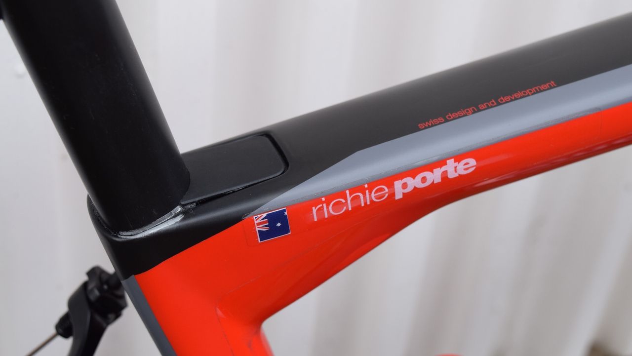 A lower seat clamp on the BMC is claimed to improve vertical compliance