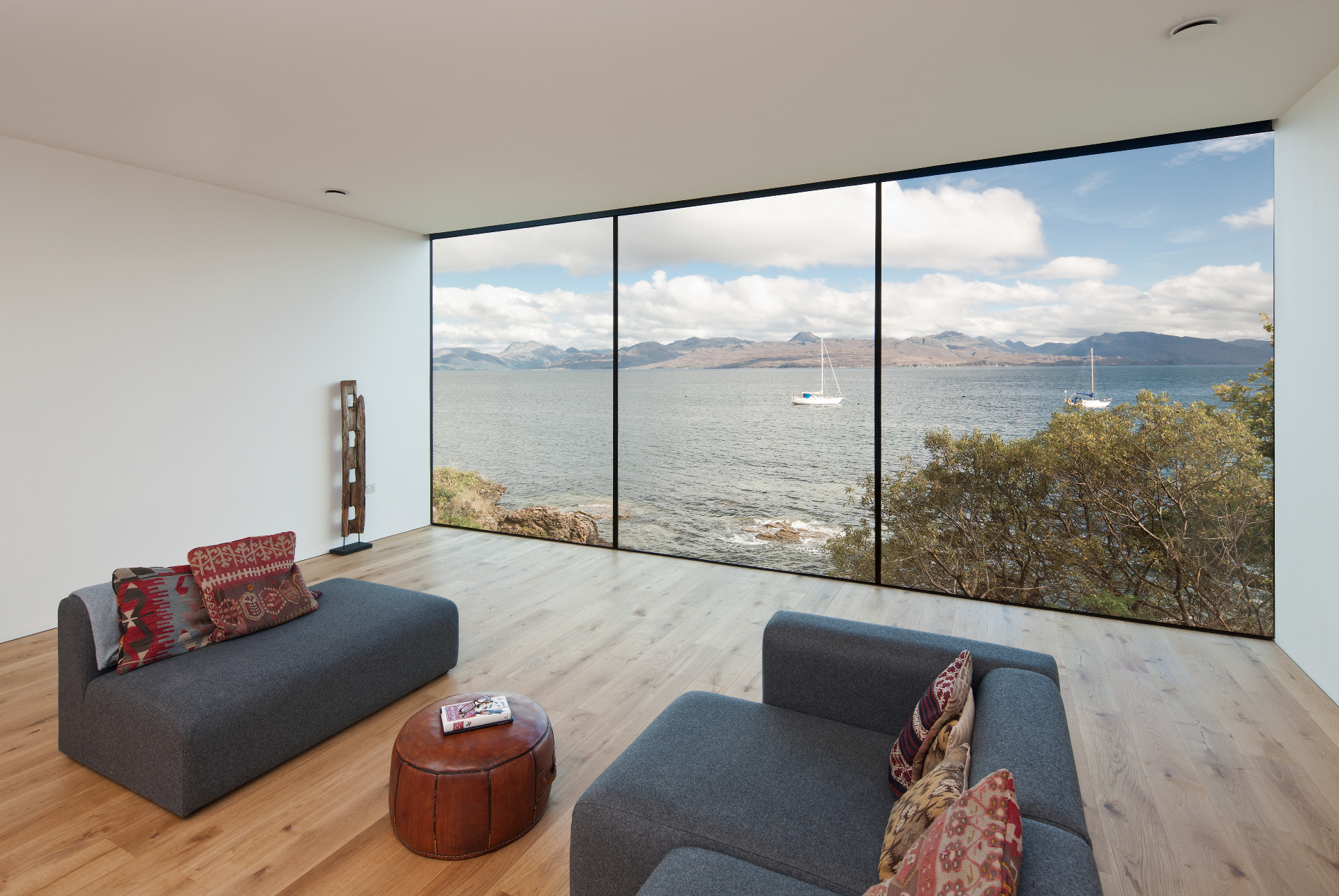 Living room with view