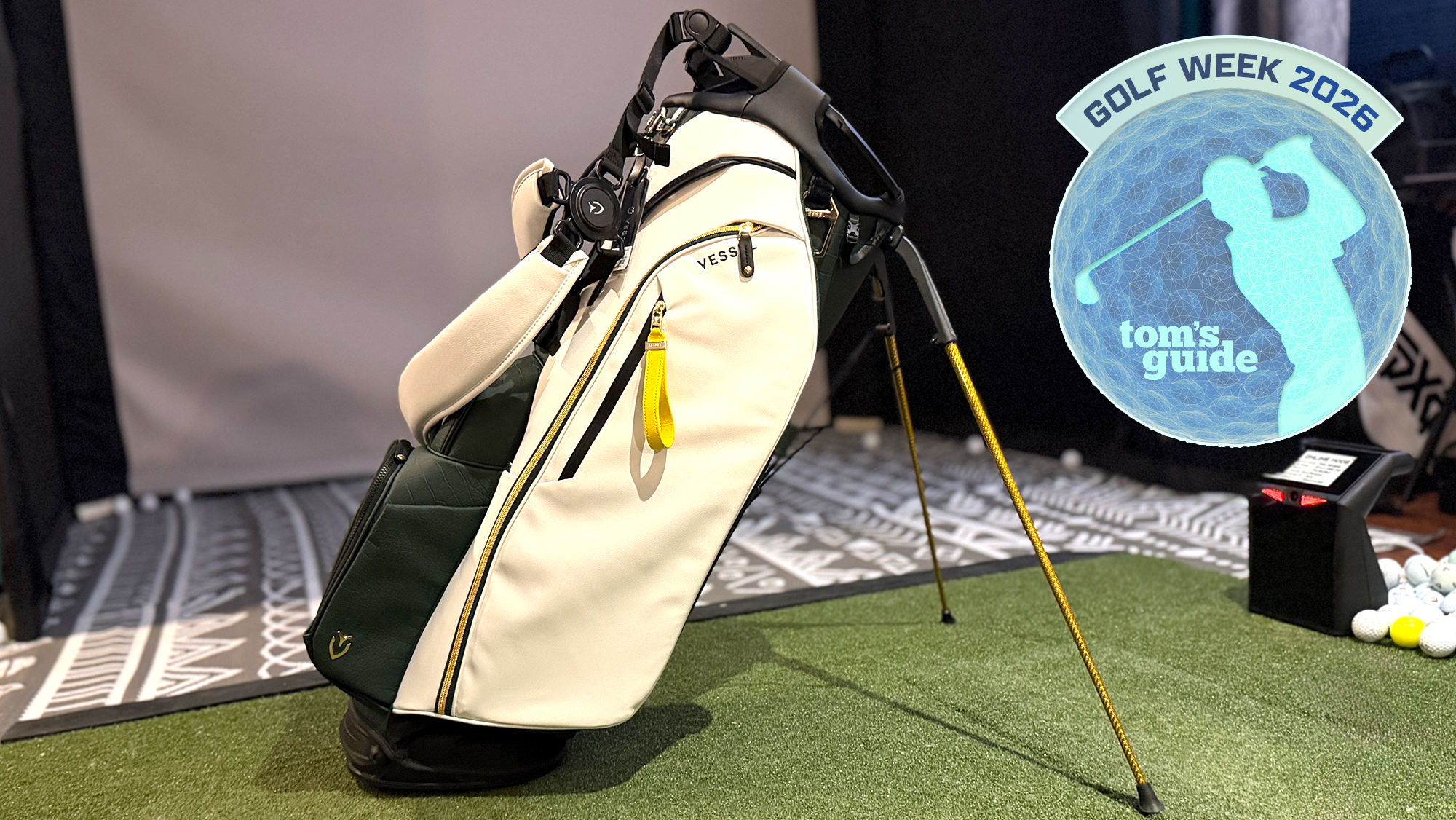 Vessel's Masters themed golf bag