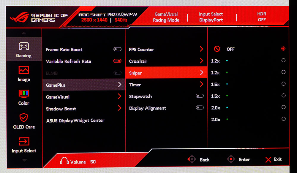 Asus ROG Swift PG27AQWP-W