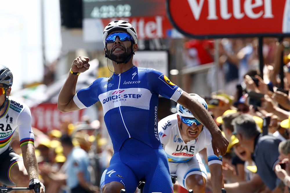 Fernando Gaviria is the stage 1 winner
