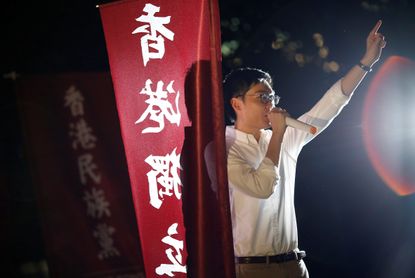 Pro-independence Hong Kong National Party convenor Chan Ho-tin.