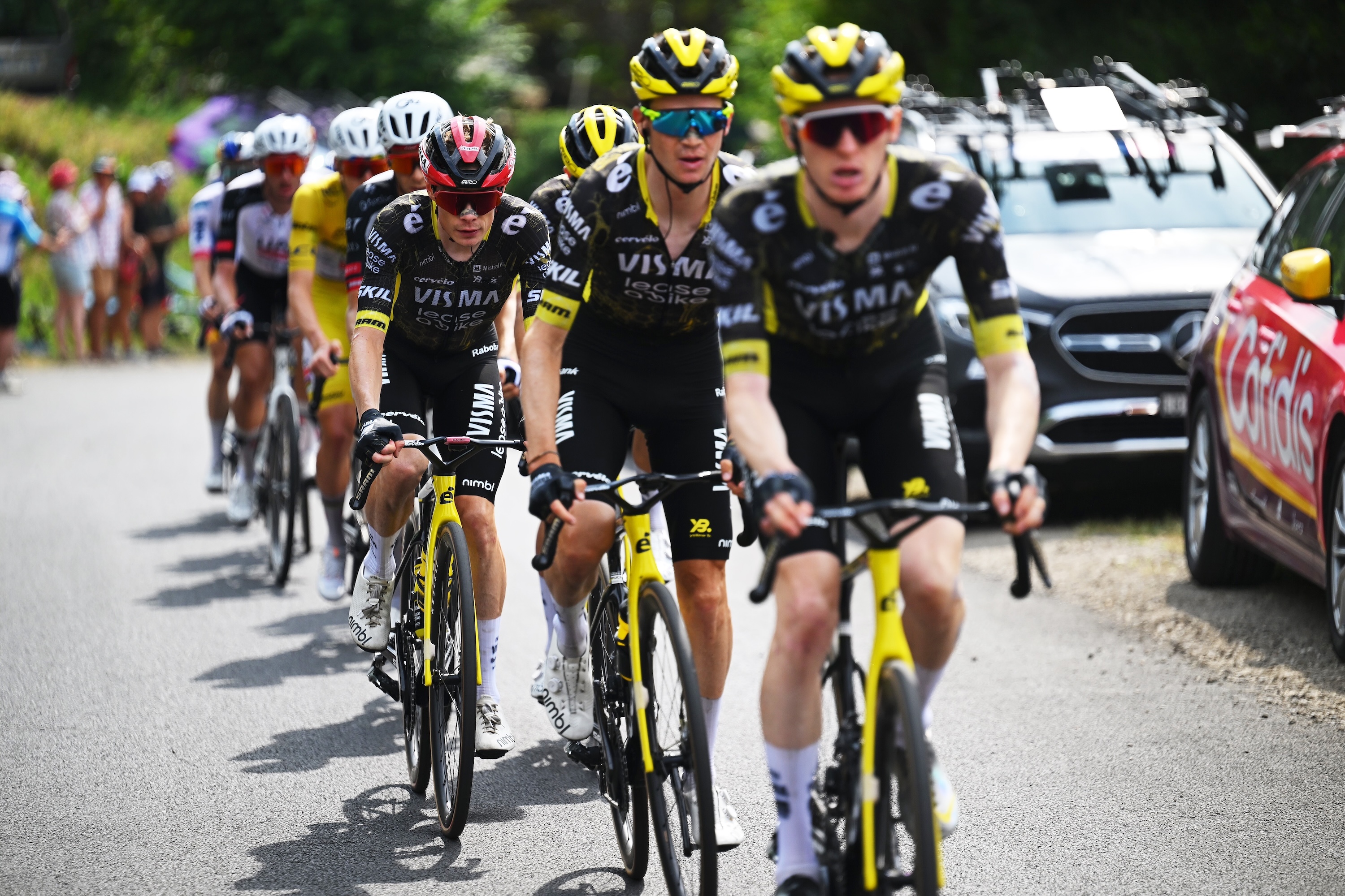Jonas Vingegaard at the 2026 Tour de France